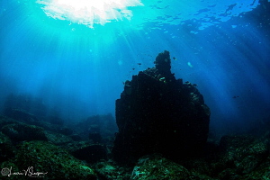Sun Rays/Photographed with a Tokina 10-17 mm fisheye lens... by Laurie Slawson 